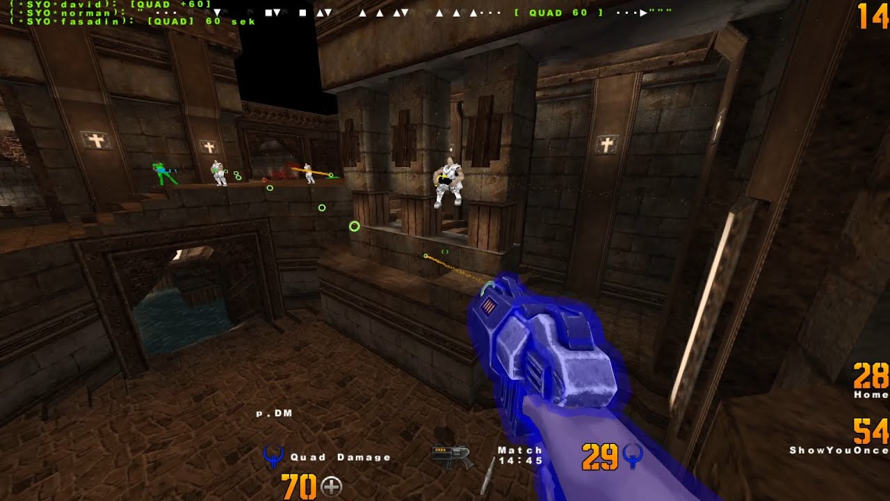 QUAKE 2 | 4x4 CUP 2023 - SYO vs .players | Map Q2NEXT1 - POV David