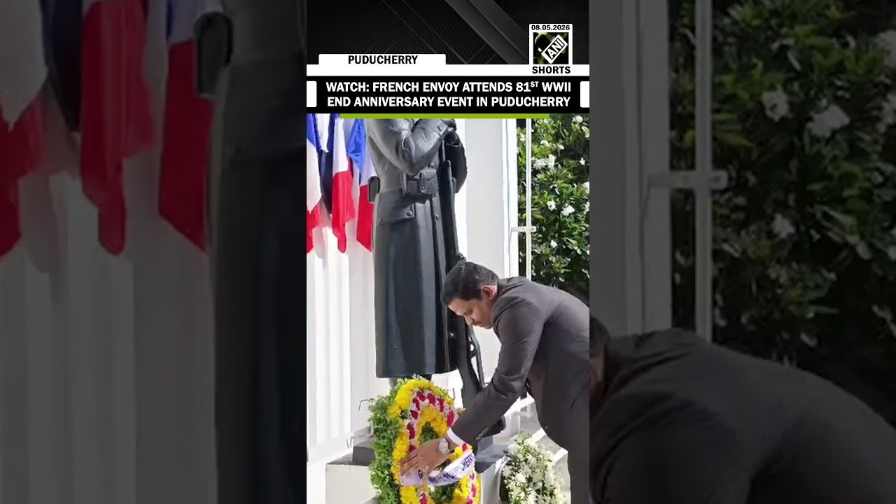 Dy. High Commissioner of France to India Rolland‑Piegue attends 81st anniversary of end of WWII