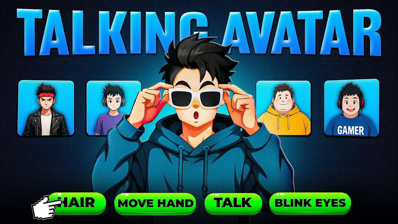 Create Most Unique & Professional TALKING AVATAR For Faceless Channel in MOBILE 🗣️🎥💡🚀