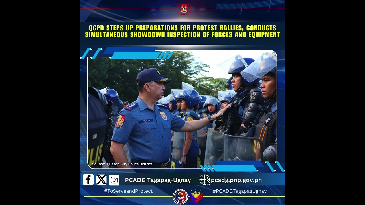 QCPD Steps Up Preparations for Protest Rallie...
