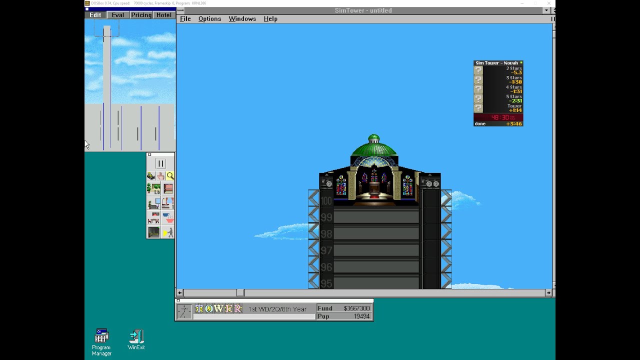 Sim Tower in 48:30:85