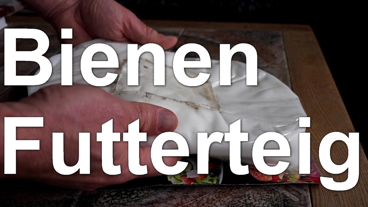 Bienen: Futterteig auflegen aber wie? Bienen im Winter füttern mit Ambrosia - Notfütterung