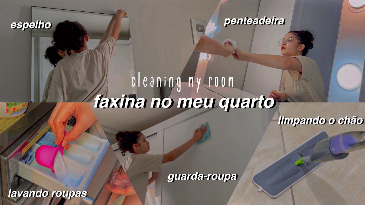 fiz uma faxina no meu quarto 🥵