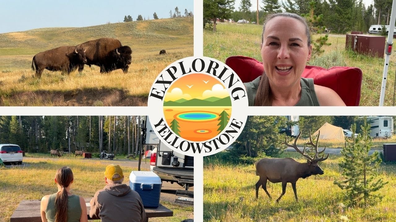 Exploring YELLOWSTONE in our TRUCK CAMPER // Our fridge won't stay cold! (Vlog 8)