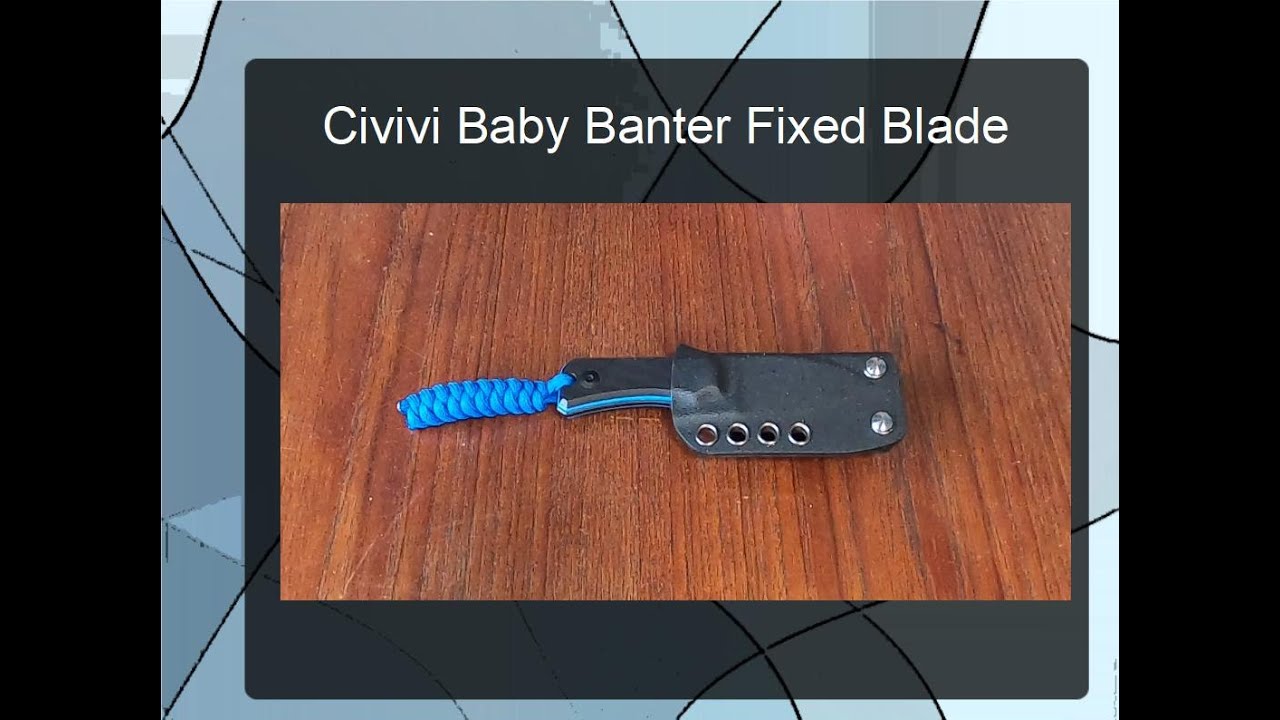 Обзор ножа Civivi Baby Banter Fixed Blade — достаточно ли он большой для EDC?