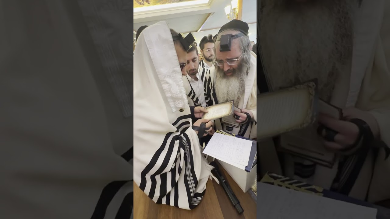 תיעודים מיוחדים לאחר תפילת שחרית אצל הגאון הינוקא