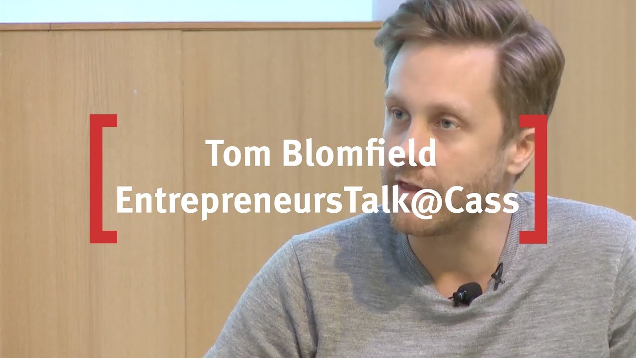 Tom Blomfield, CEO & Co-Founder of Monzo: EntrepreneursTalk@Cass