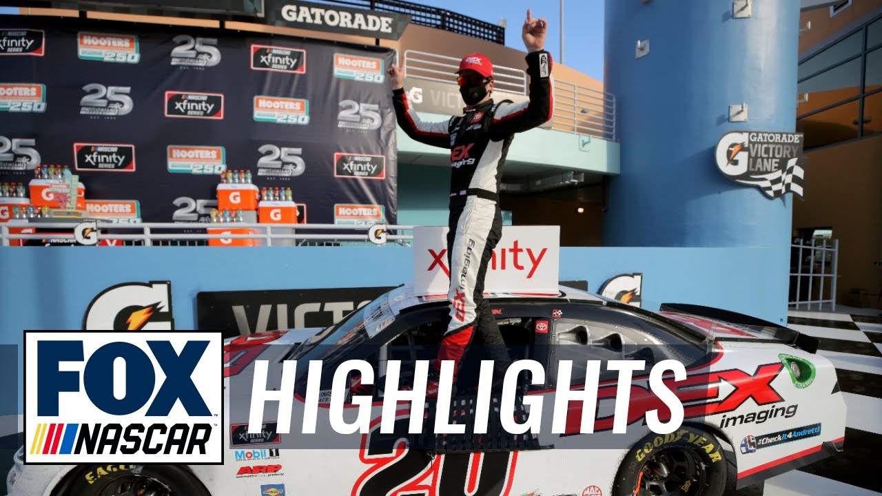 LAST LAPS: Harrison Burton puts himself in the top 5 late to win in Miami | NASCAR ON FOX HIGHLIGHTS