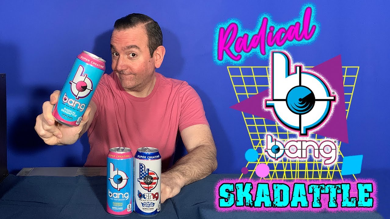 Обзор энергетического напитка Bang Radical Skadattle. Наконец-то получил новый Bang Radical Skada...