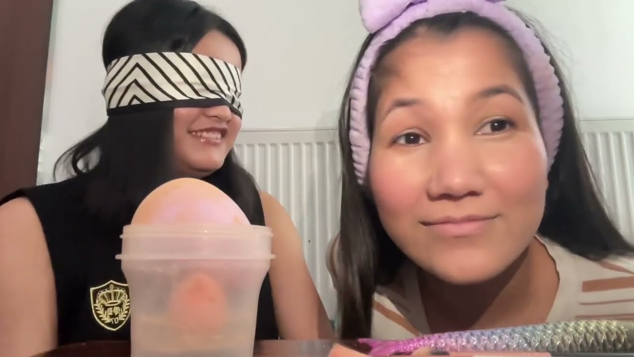 Blindfolded makeup challenge with​ @LaxmiBhandari-l4i