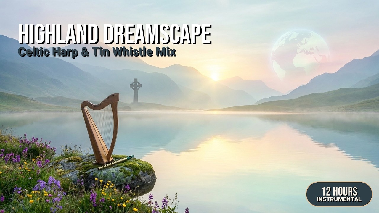 Highland Dreamscape | 12 Hours Celtic Relaxing Music for Sleep, Study & Gentle Meditation