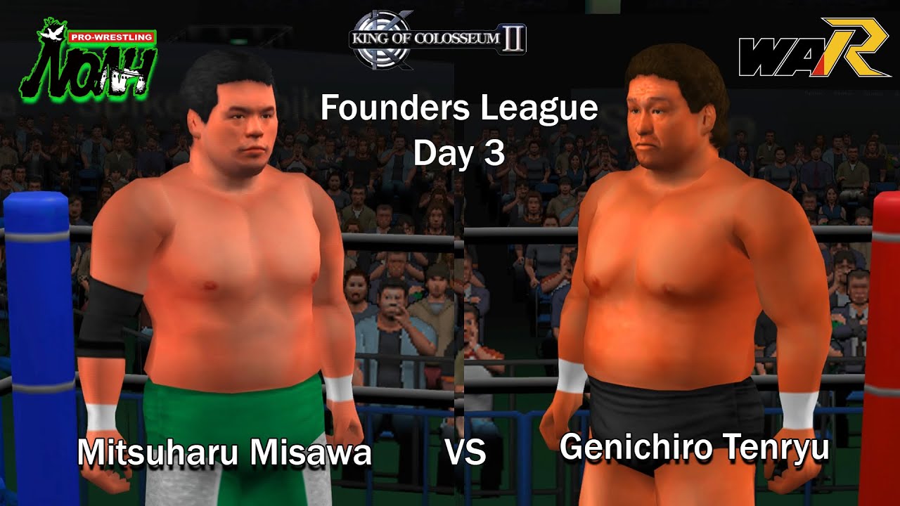 King of Colosseum II | Mitsuharu Misawa vs Genichiro Tenryu└ Founders League Day 3 ┐