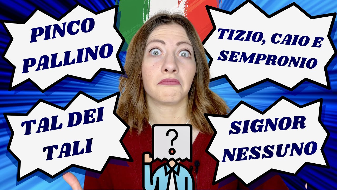 5 MODI per RIFERIRSI a una PERSONA INDETERMINATA in italiano | Lezione per STRANIERI (intermedio) 🇮🇹
