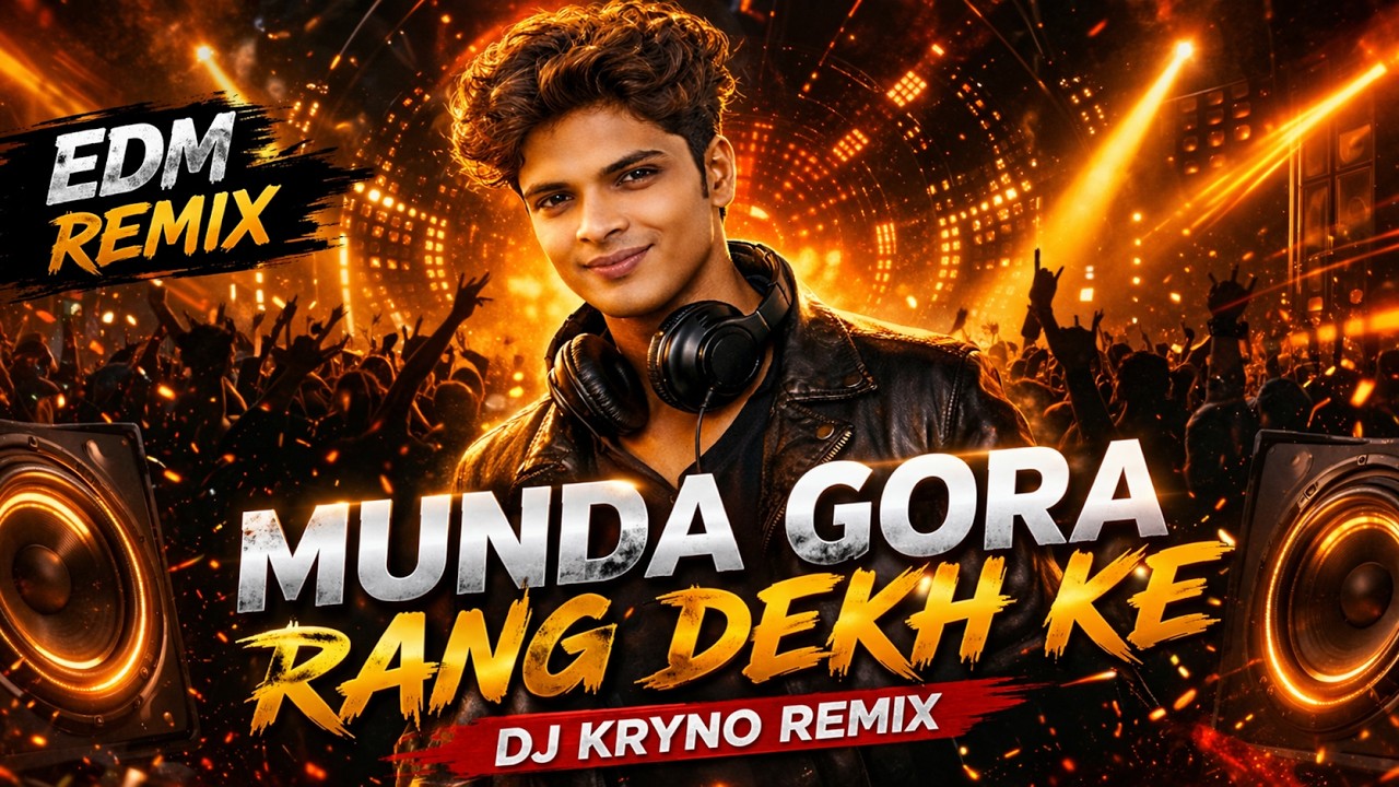 Munda Gora Rang Dekh Ke 🔥 EDM Remix | 90s Bollywood Dance Mix | DJ Kryno