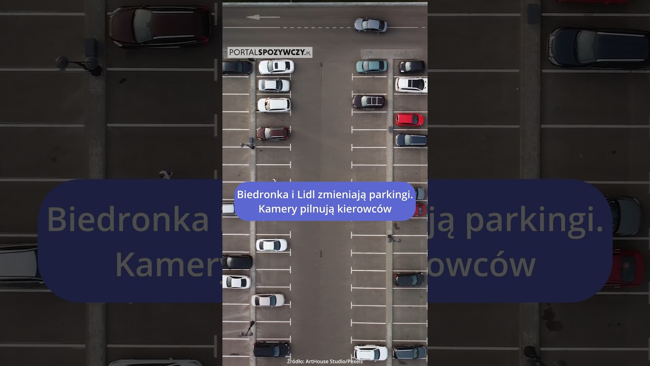 Koniec z bilecikami na parkingu? Biedronka i Lidl testują nowe kamery