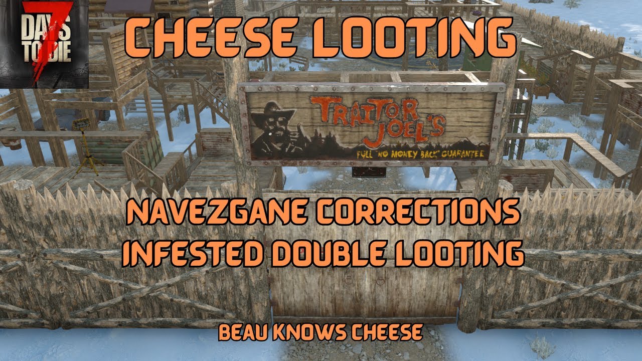 7D2D Navezgane Corrections End Loot, 2.6 update
