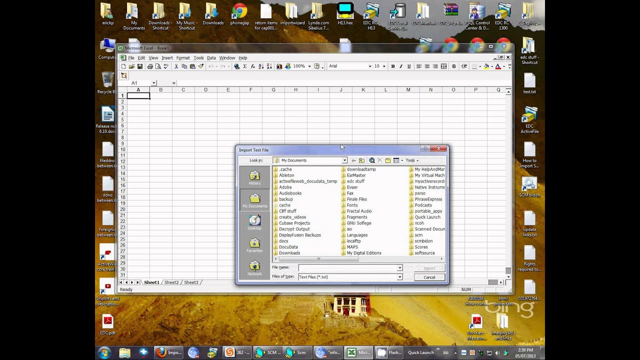 Convert EDC Text to Excel Spreadsheet