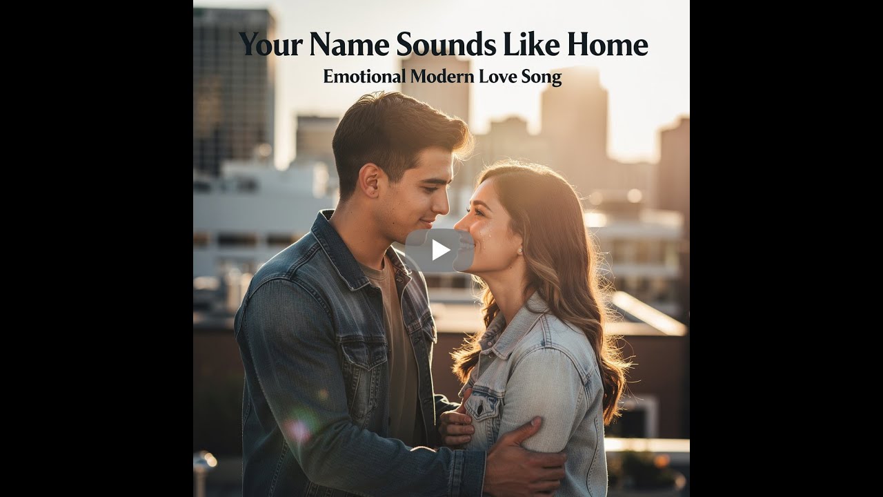 Your Name Sounds Like Home - Lyrical🏡💖 | Emotional Modern Love Song with Cinematic Feel