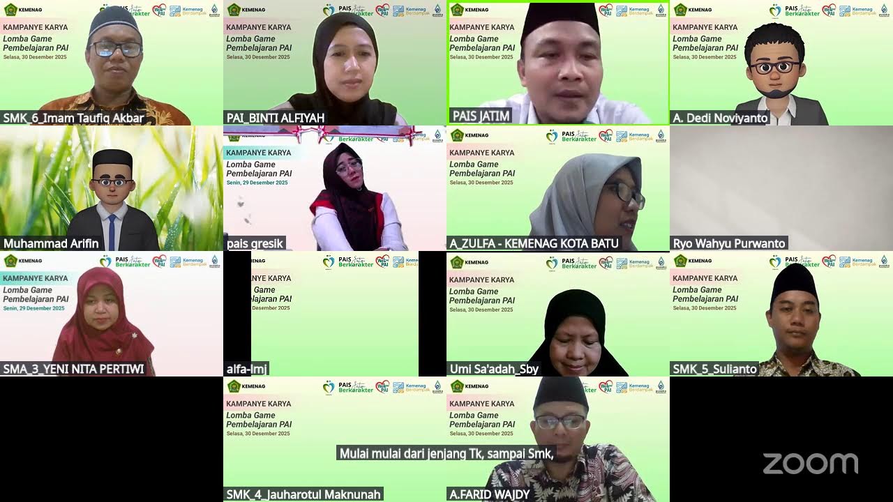 Kampanye Karya Finalis Game Pembelajaran PAI ke-2