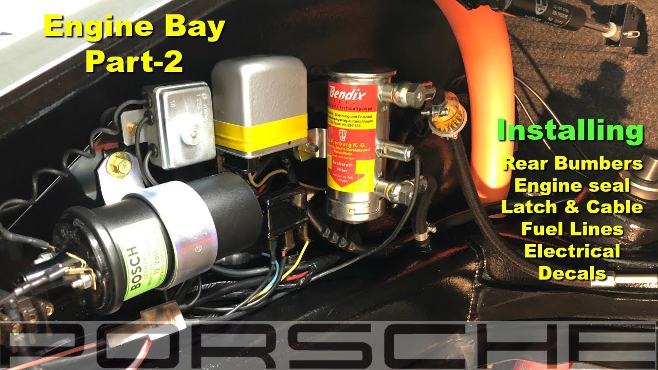 1967 Porsche 911 Video 50 Engine Bay  Part -2