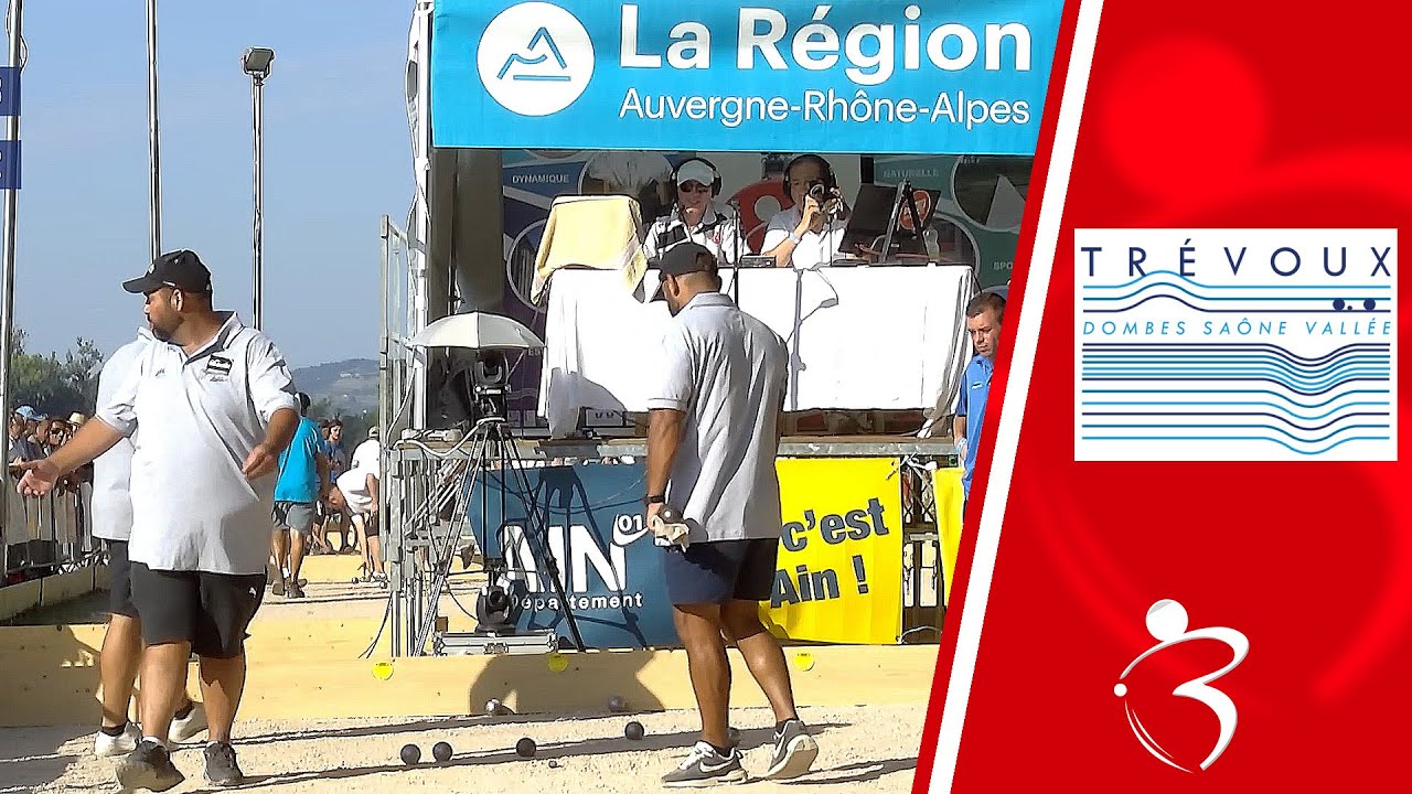 Beau Huitième DURK vs GEORGET : Supranational à pétanque de Trévoux 2023