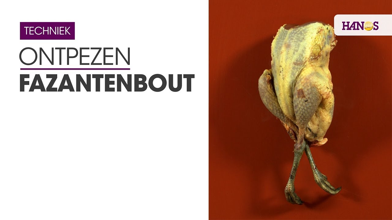 Ontpezen van een fazantenbout | instructievideo