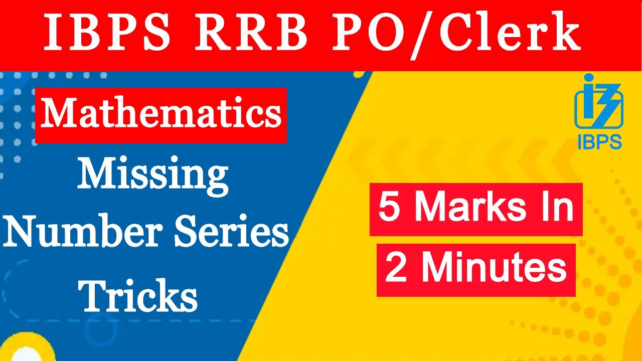 MISSING NUMBER SERIES || IBPS RRB PO/CLERK || SBI PO/CLERK || INSURANCE EXAM || HINIDI ||