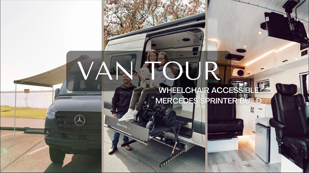 VAN TOUR | WHEELCHAIR ACCESSIBLE 144” 4x4 Mercedes Sprinter LUXURY Conversion