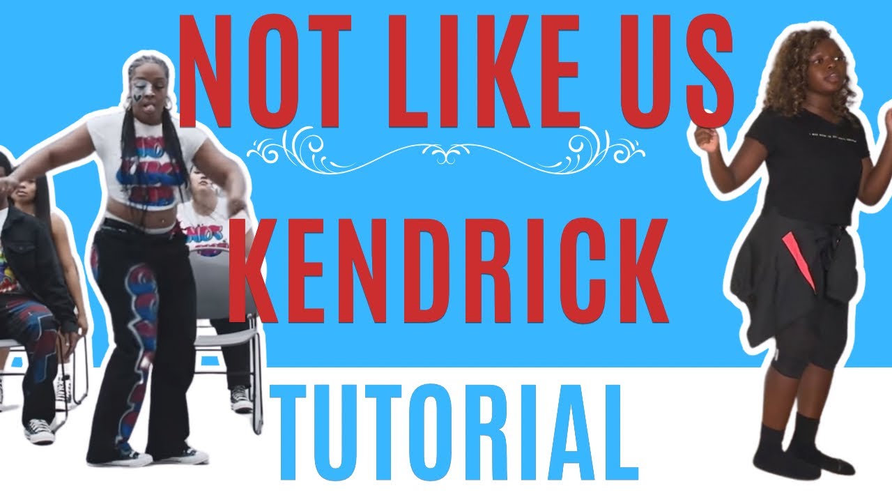 Not Like Us Crip Walk Music Video* EASY DANCE TUTORIAL (beginner friendly)