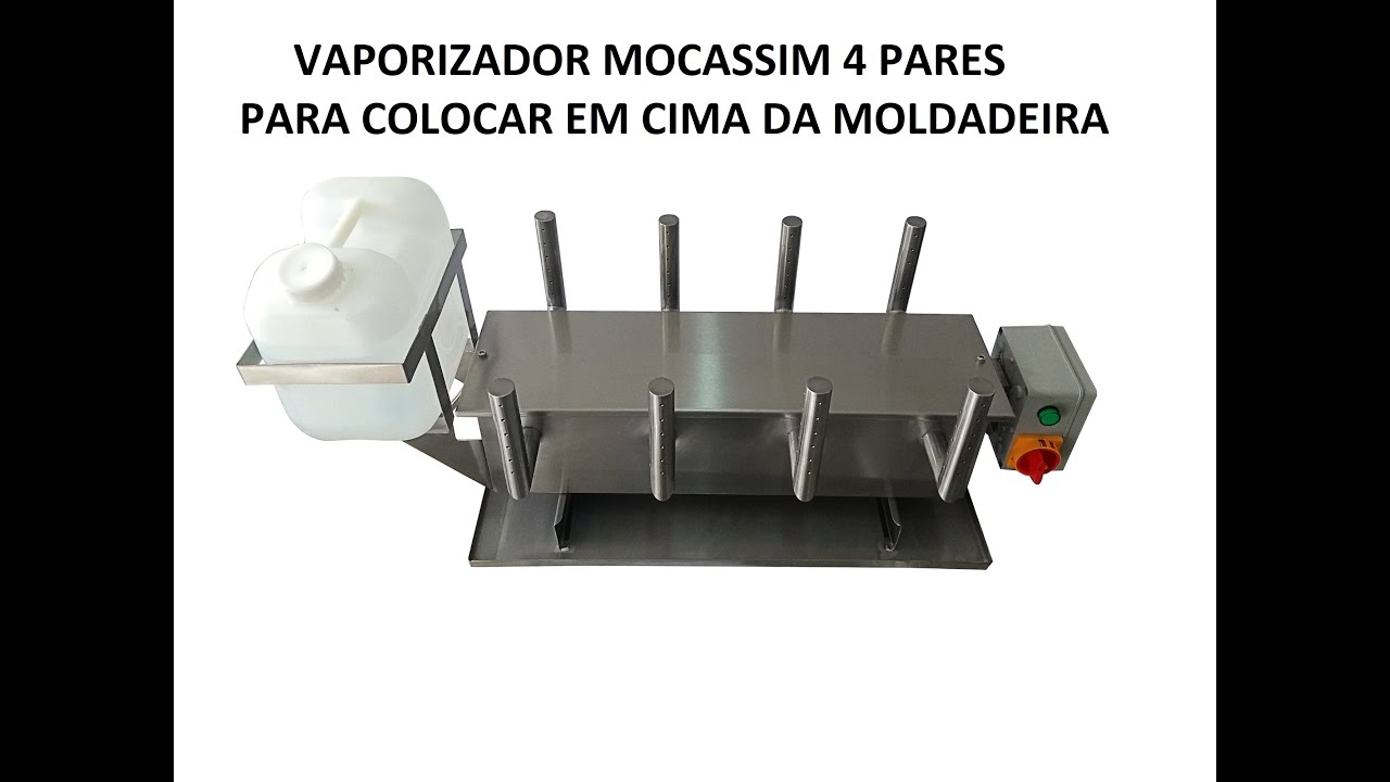 VAPORIZADOR DE MOCASSIM TIPO CARTUCHO PARA MOLDADEIRA 4 PARES