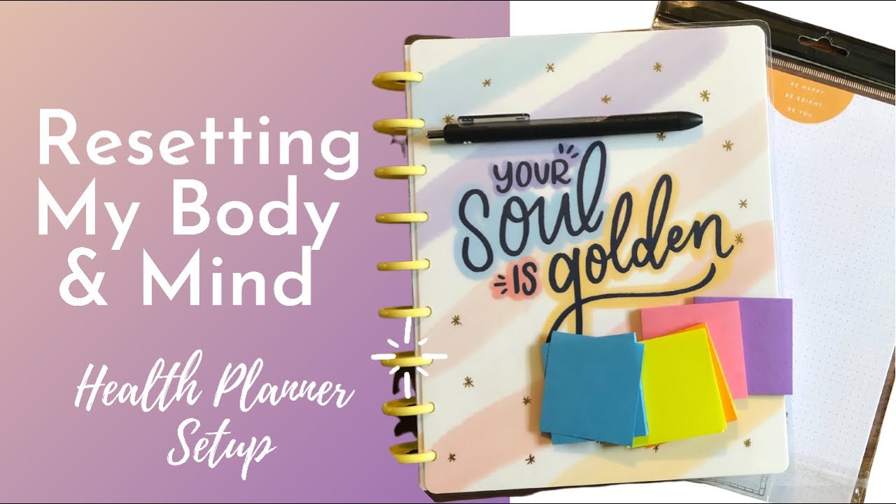 Health Planner Setup | Happy Planner | Wellness Planner