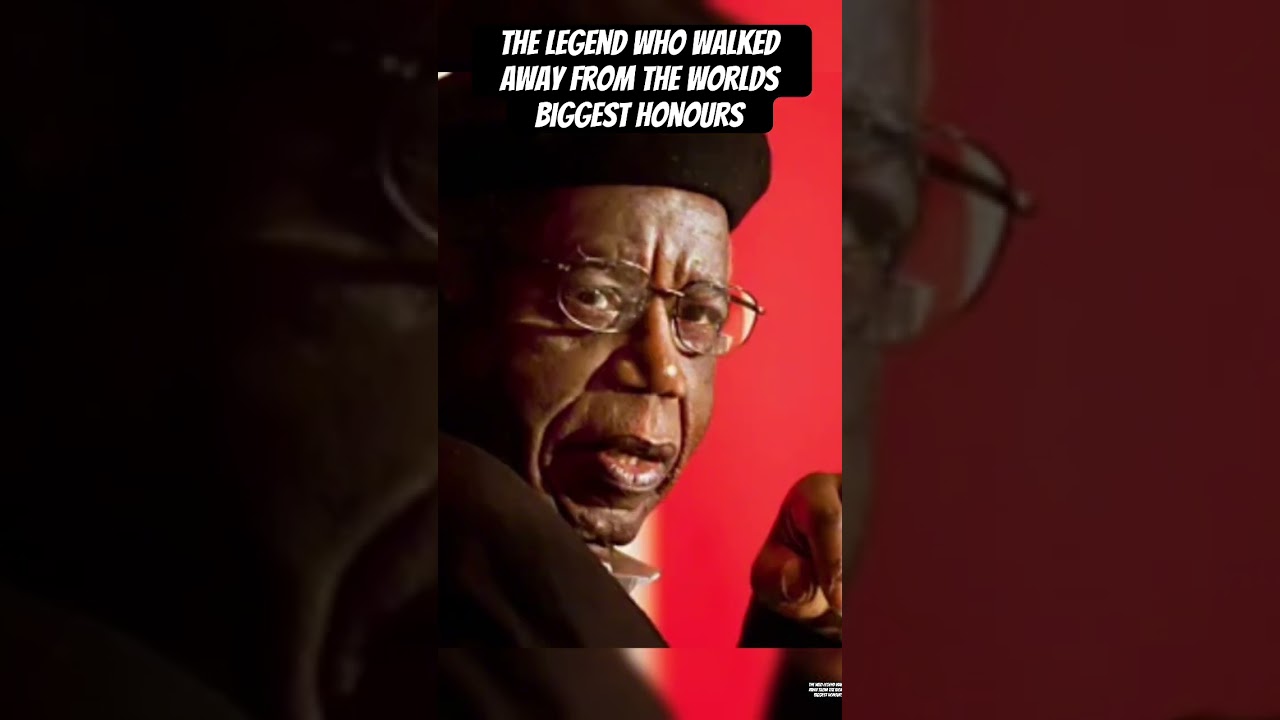 #Achebe #AfricanLegend #TruthOverTitles #ThingsFallApart #ViralHistory #LiteraryGiant #NigerianPride