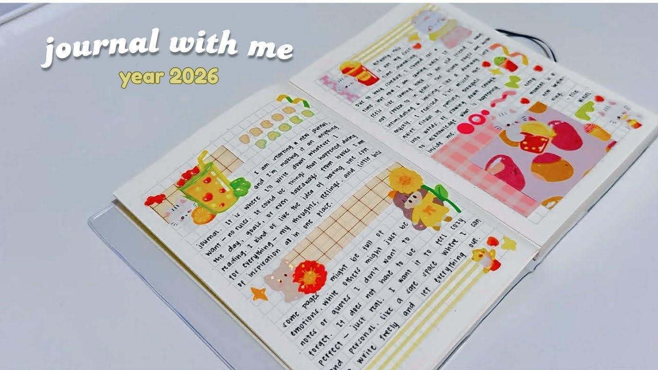 journal with me 🍡 new year 2026