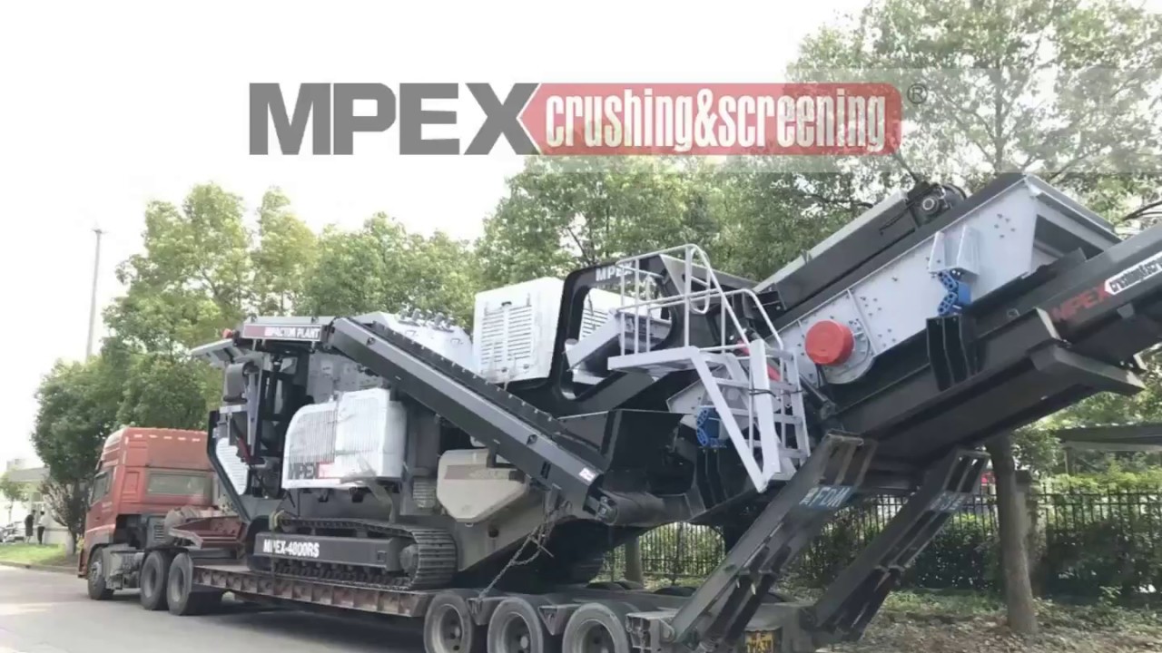MPEX Tracked Mobile Crushing & Screening Plants