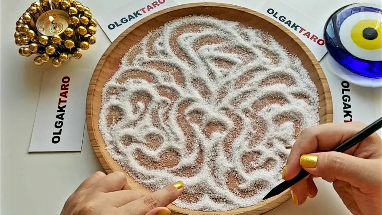 КТО И ЧТО СТОИТ У ВАС НА ПОРОГЕ💥💯❓ ГАДАНИЕ НА ПЕСКЕ🔮 KUM FALI🧿