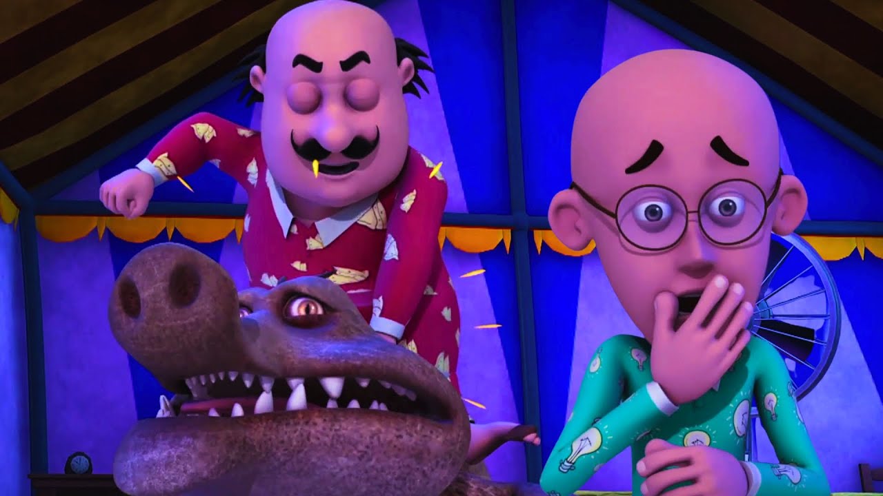 Magraal యొక్క మొసళ్ళను కొట్టి తరిమిన Motu! | Motu Patlu in Carnival Island