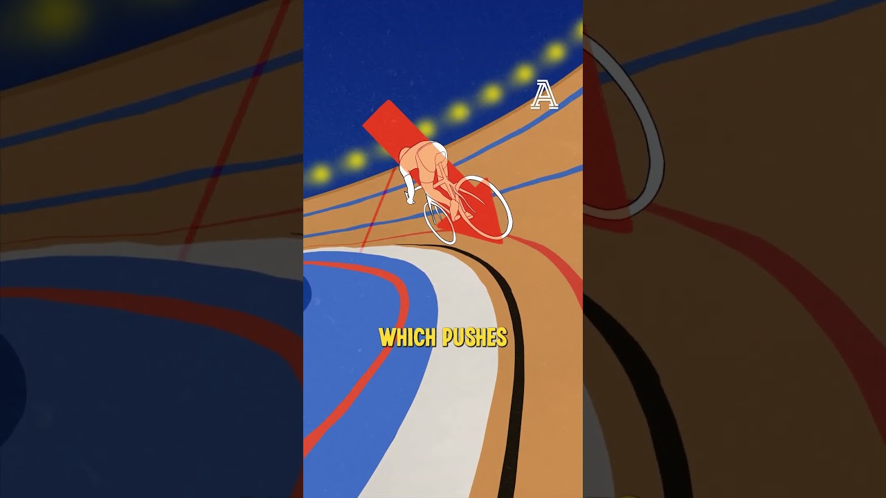 Why are velodromes sloped?