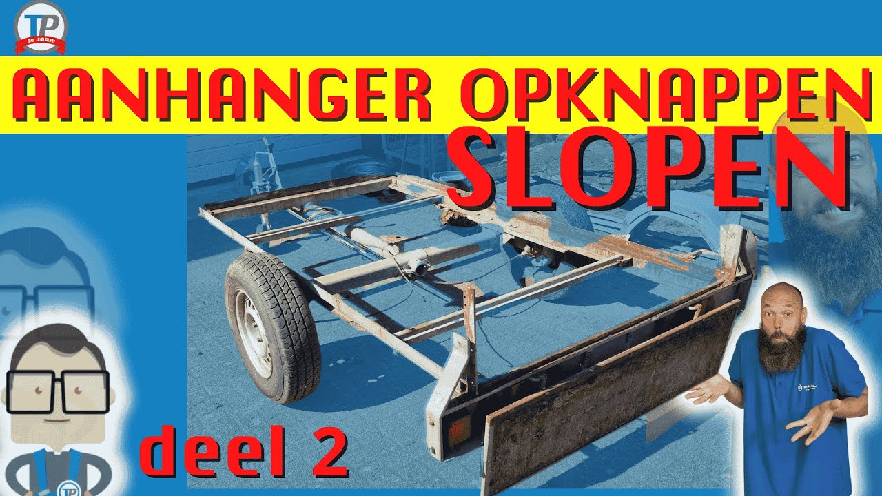 AANHANGER OPKNAPPEN, Hout Slopen, Kaal maken en strippen, Wat blijft er over, De aanhanger groeit