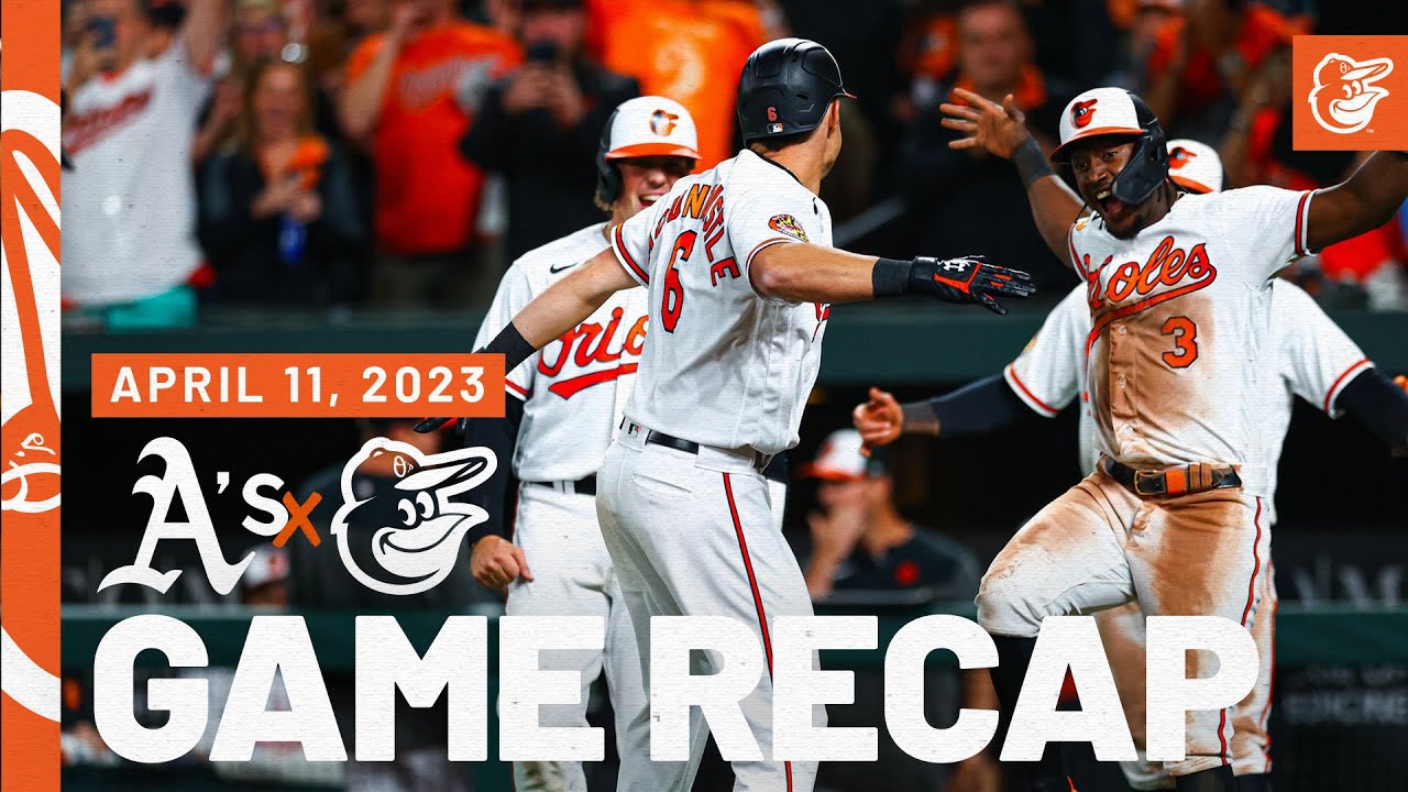 A's vs. Orioles Game Recap (4/11/23) | MLB Highlights | Baltimore Orioles