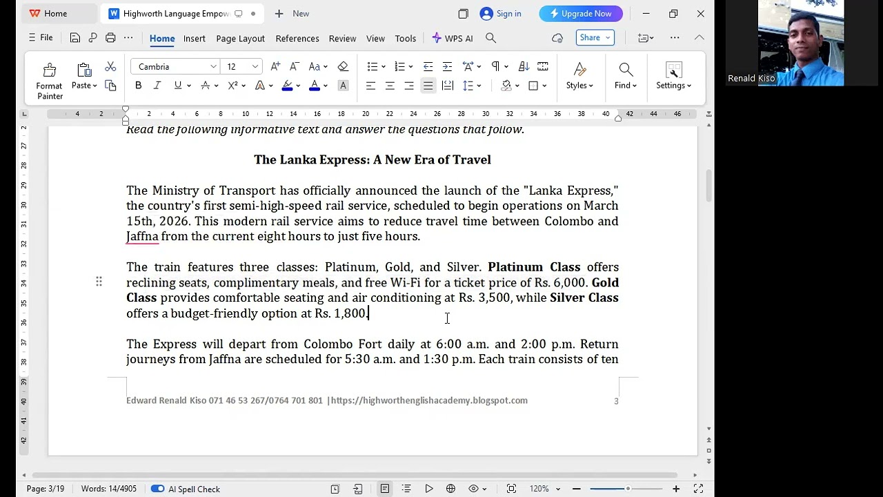 A/L Feb 22, 2026 Part - 2