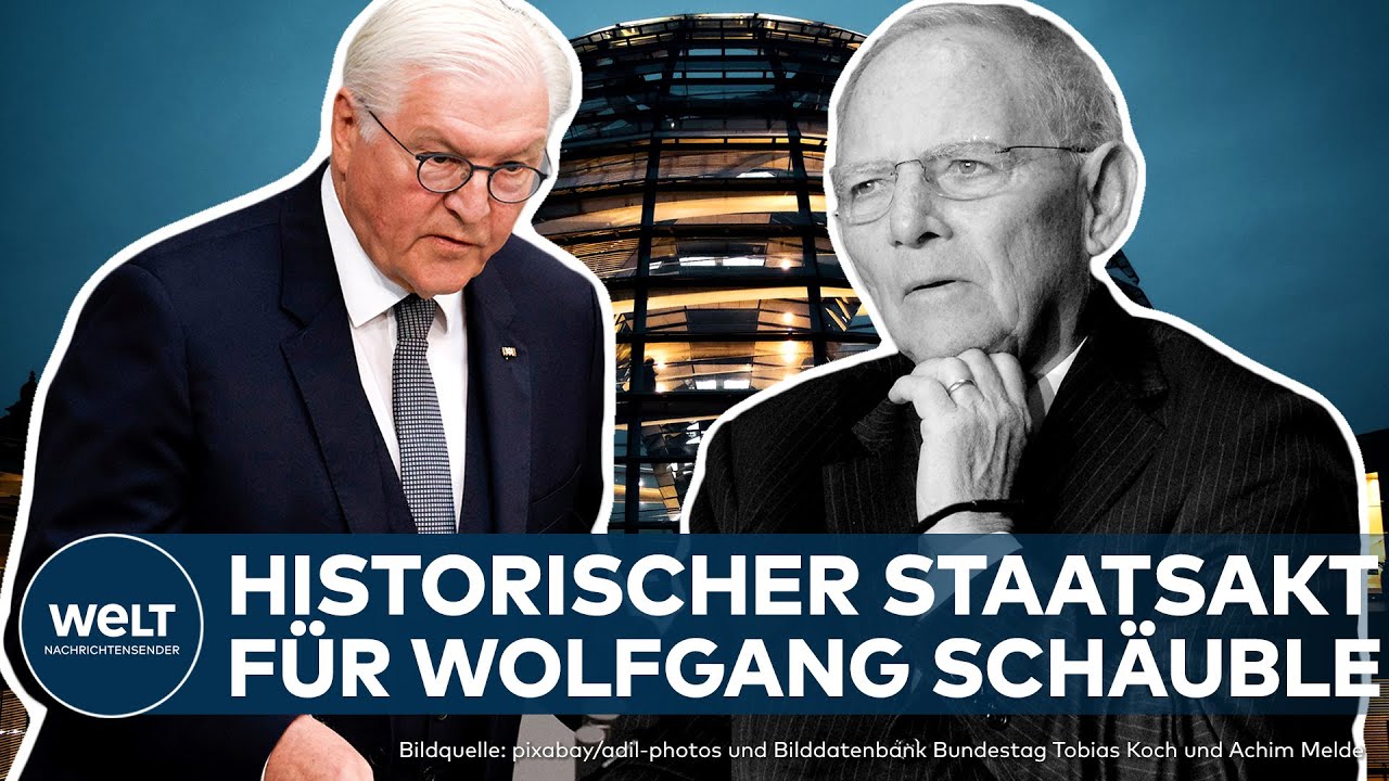 TOD VON SCHÄUBLE: Steinmeier ordnet Staatsakt an! Einfluss auf die deutsche Geschichte gewürdigt