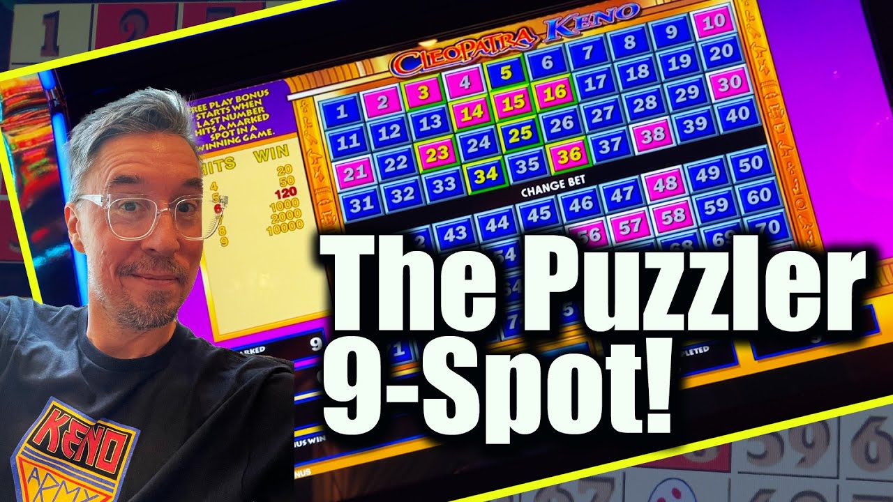 Two-Part KENO Saga at Wynn Las Vegas! Puzzler 9-Spot on Cleopatra!