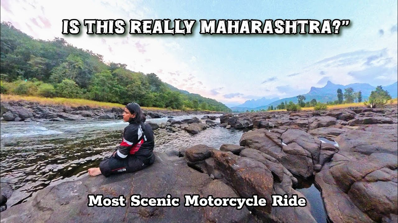  Motorcycle Ride From Varnadha Ghat to Walankund and Saw AMAZING views| Scenic Ride of Maharashtra