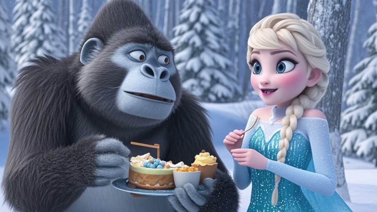 Elsa’s Jungle Sharing Snacks | Fun Jungle Snack Time for Kids