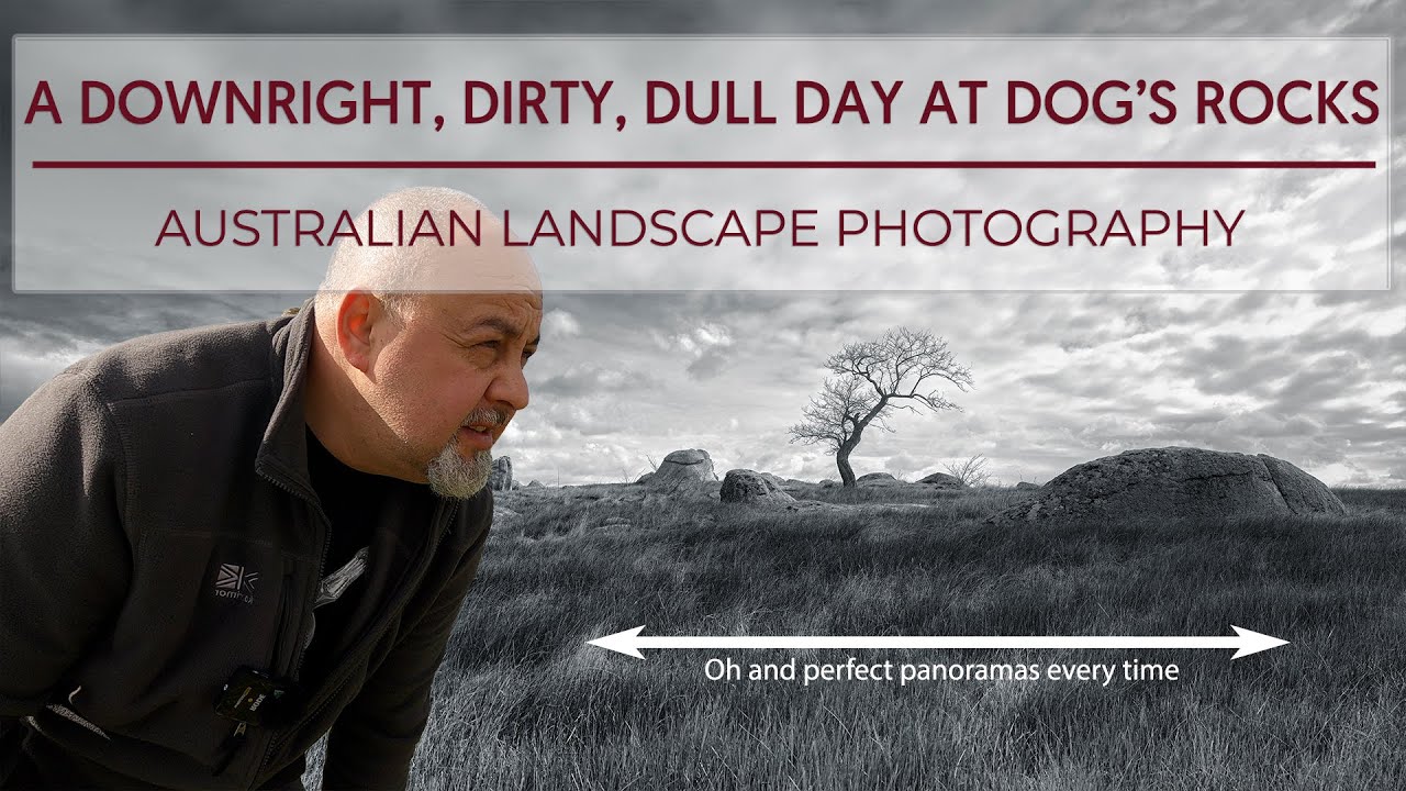 Create Dramatic Black & White Landscape Images | Landscape Photography on a Dismal Day!