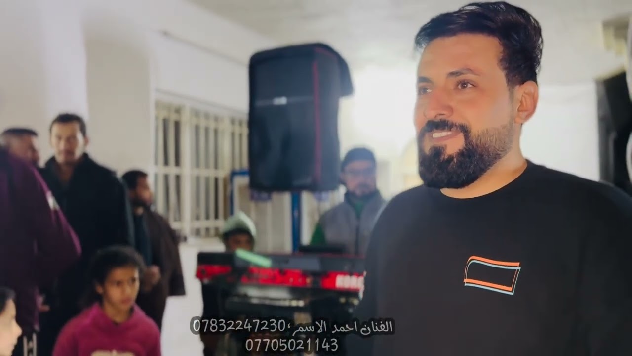 اني القافل عليك اخذ حكي ومربع💯🔥الفنان احمد الاسمر🎤حفلة خروج صالح العبيد من السجن🤍عزف عباس سيمو