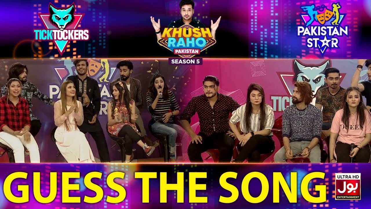 Guess The Song | Khush Raho Pakistan Season 5 | Tick Tockers Vs Pakistan Star | Faysal Quraishi