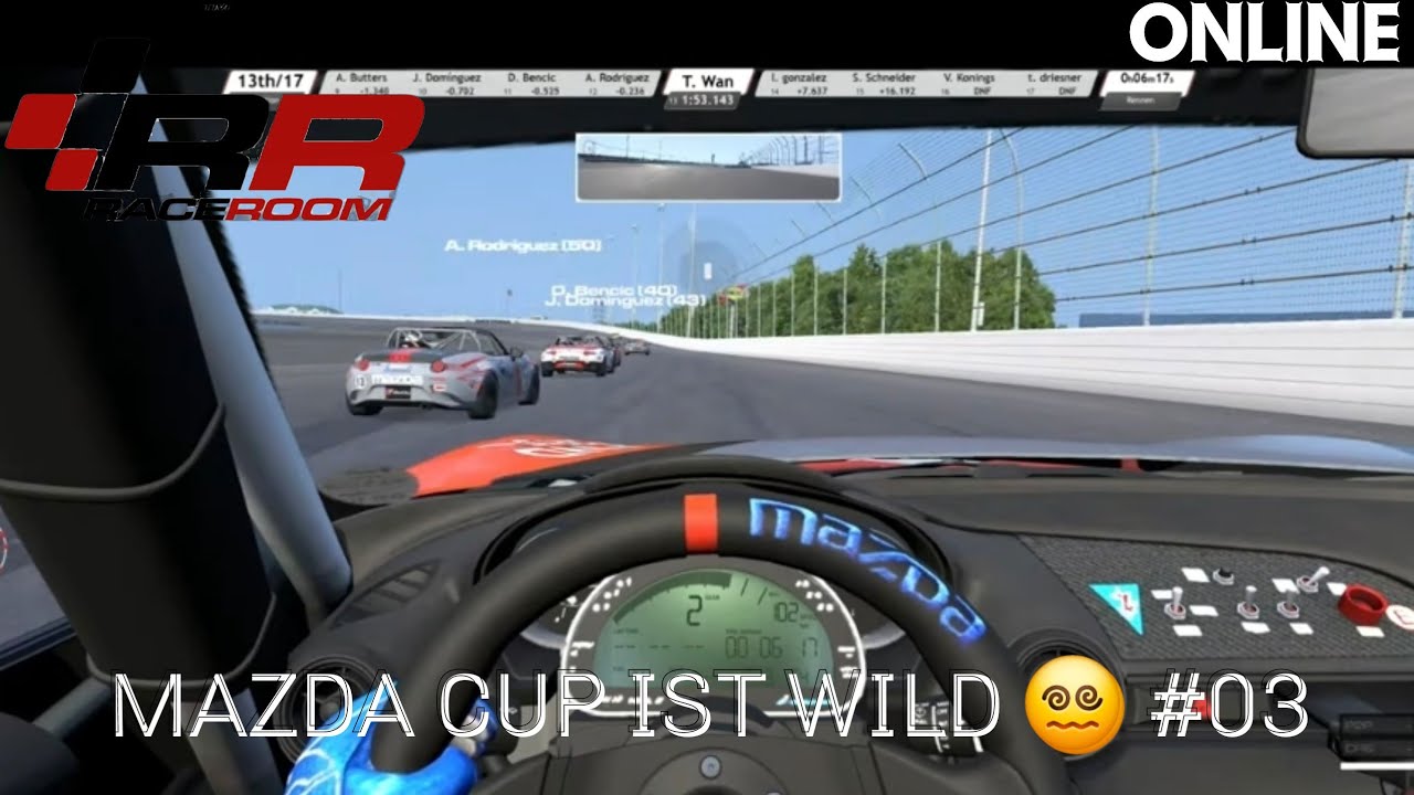 MAZDA CUP IST WULD / RACE ROOM ONLINE #03 (no commantary gameplay)