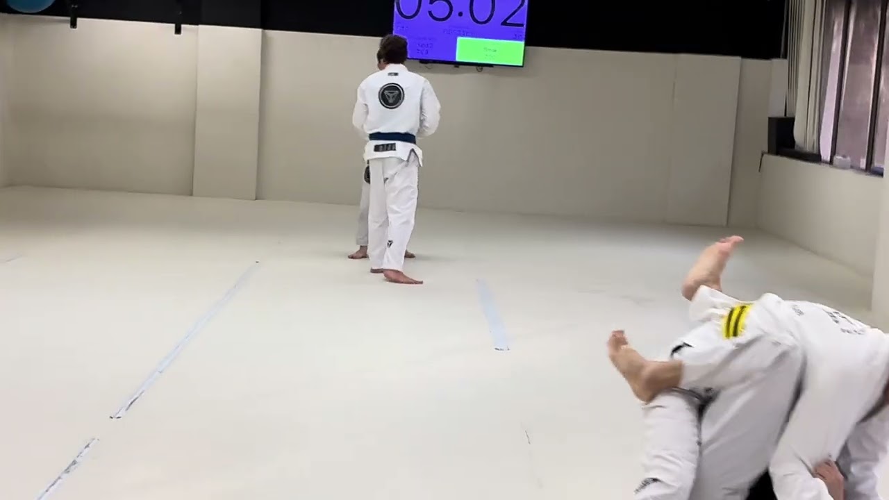 More rolls after practicing open guard all week 