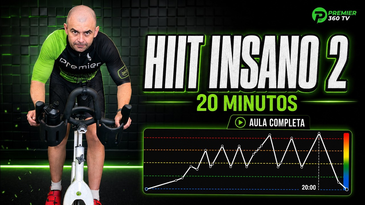 Bike Indoor HIIT intenso de 20 minutos - Premier 360